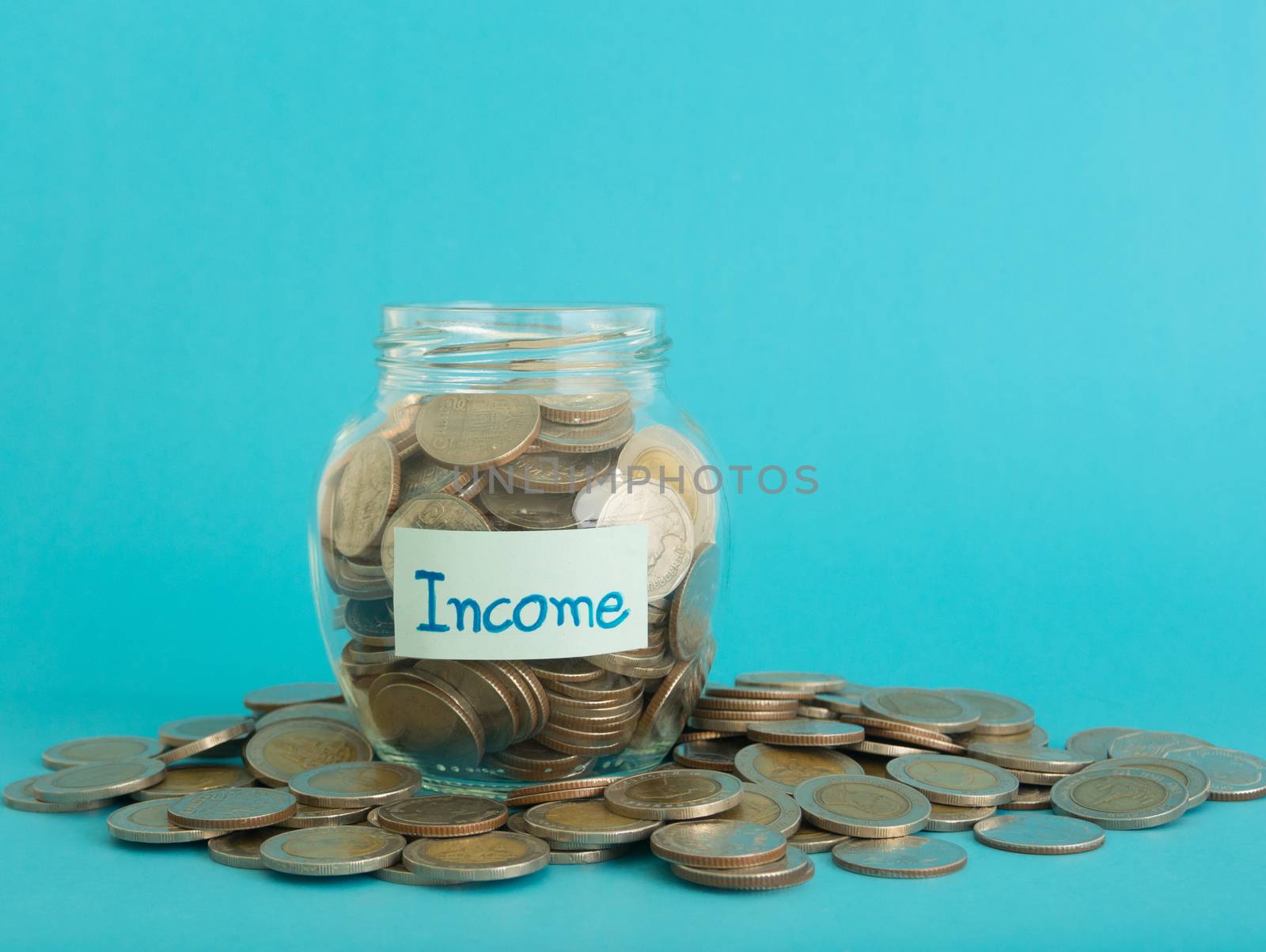 income money jar. account  concept,business concept,finance concept.