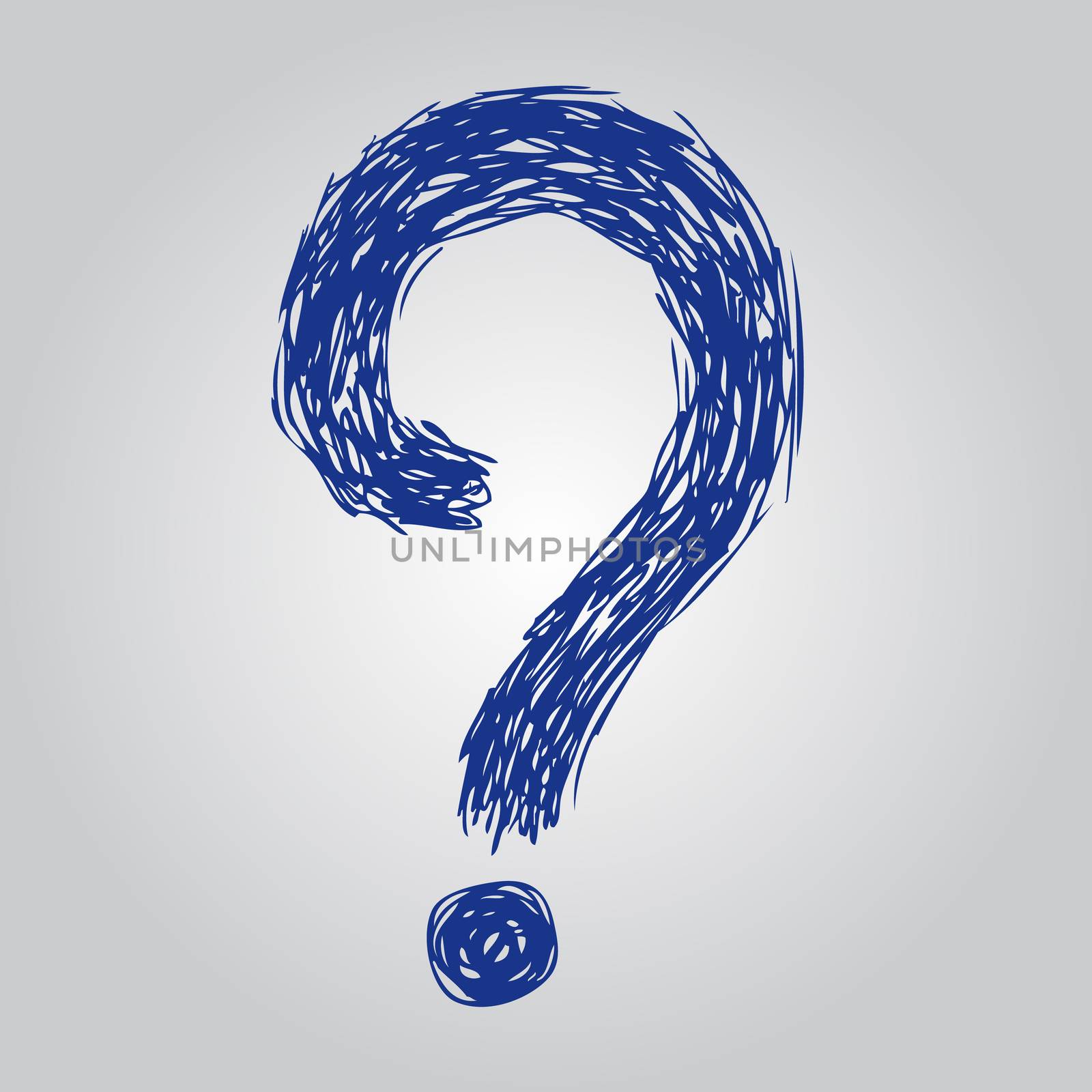 freehand sketch illustration of question marks doodle hand drawn