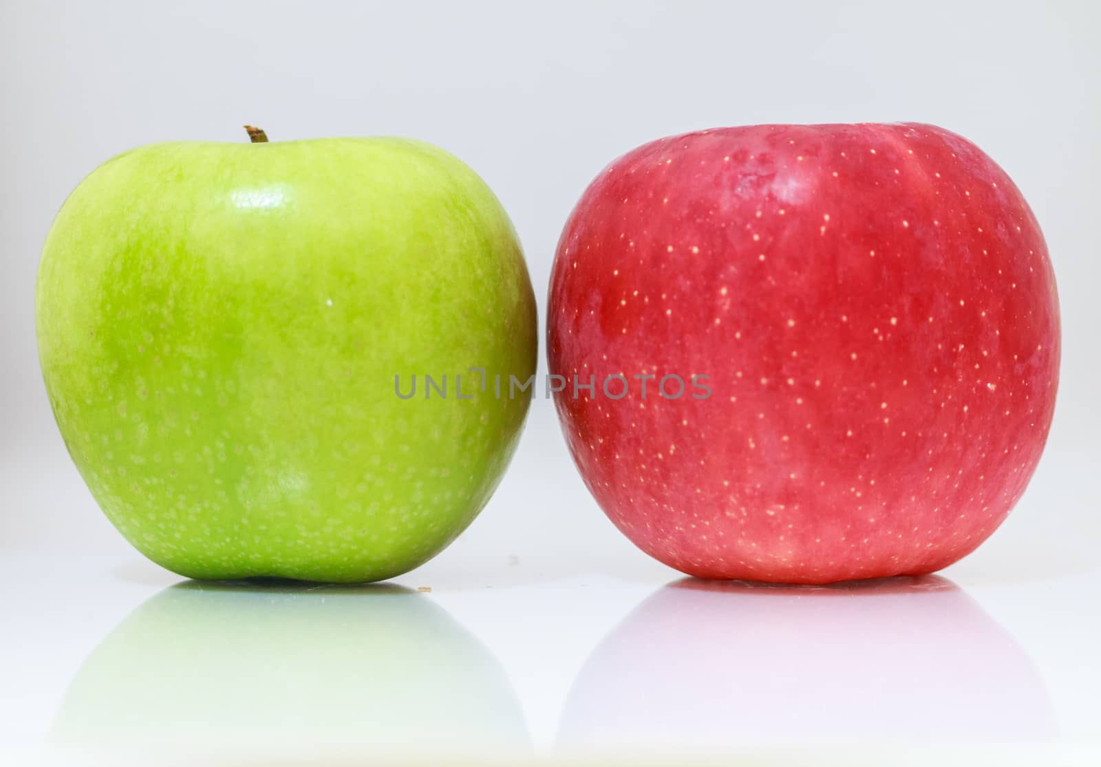 apple isolated on white background by vicyanee