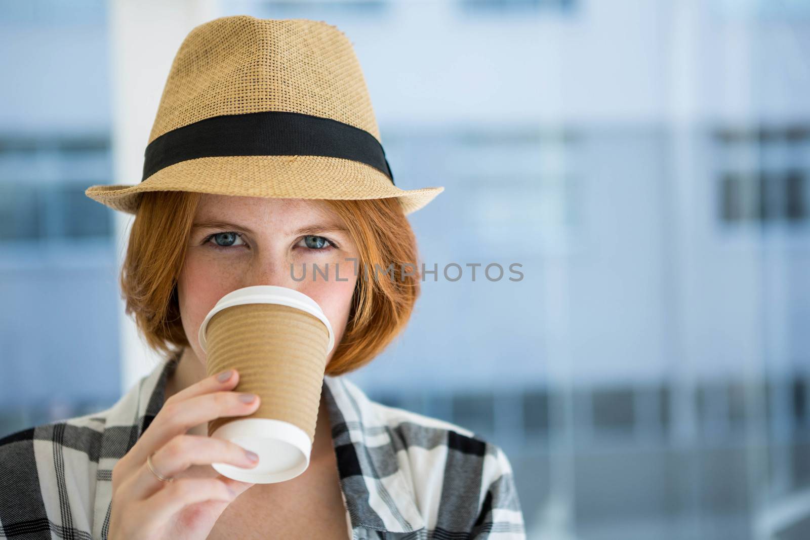 Fashion hipster having a coffee by Wavebreakmedia