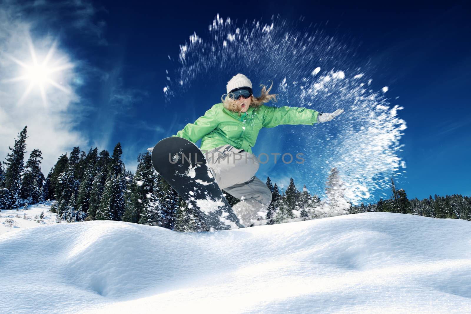 snowboarding by ersler