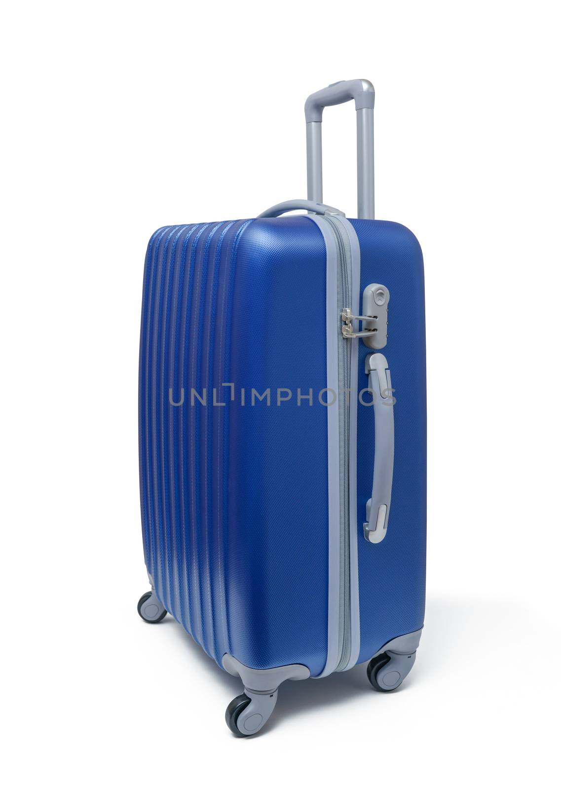 travel suitcase with clipping path