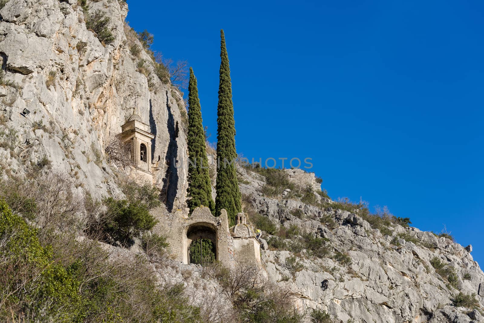 The Rock Sanctuary of Santa Lucia, in the ligurian village of Toirano