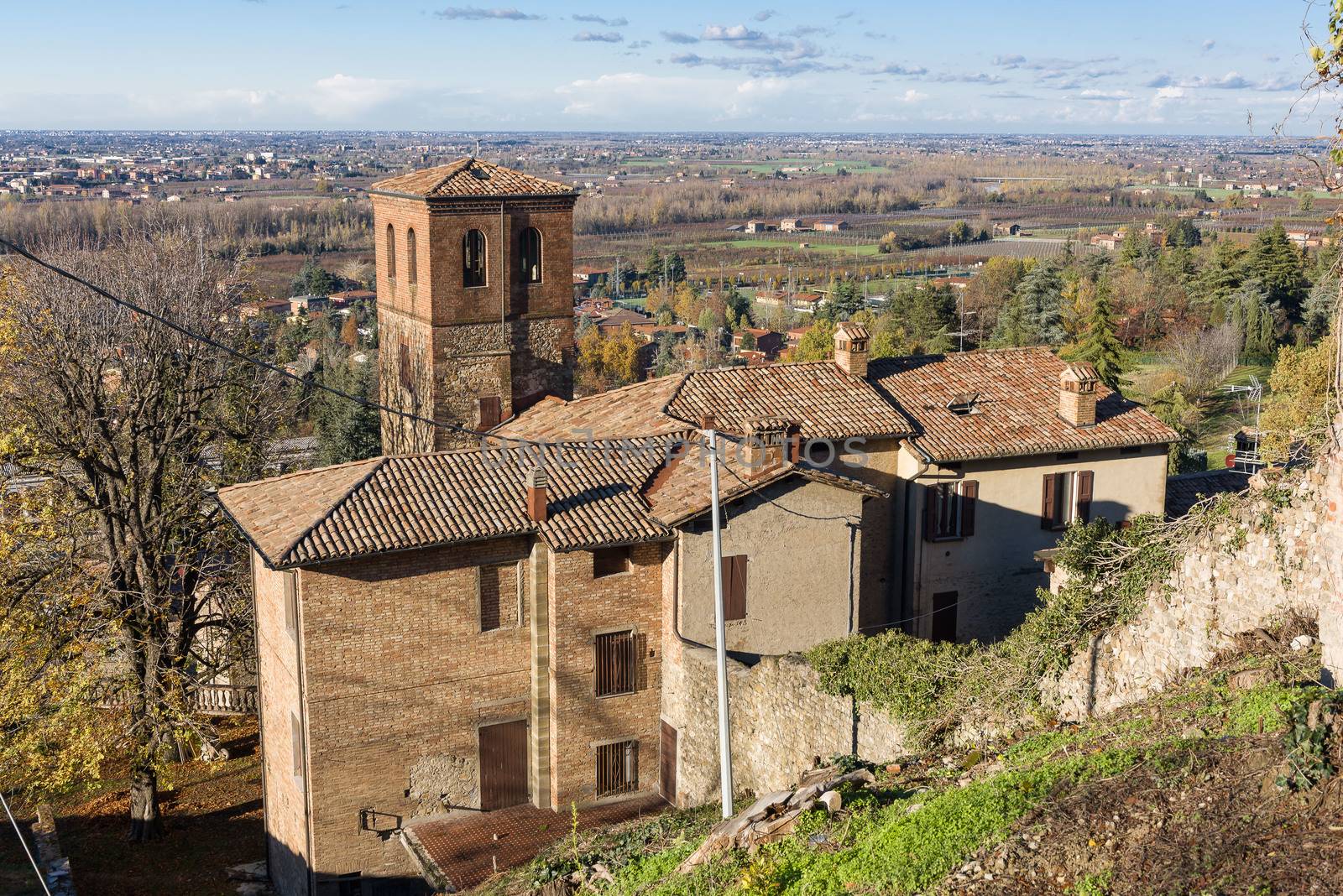 Ancient medieval village of Savignano sul Panaro, in Emilia Romagna