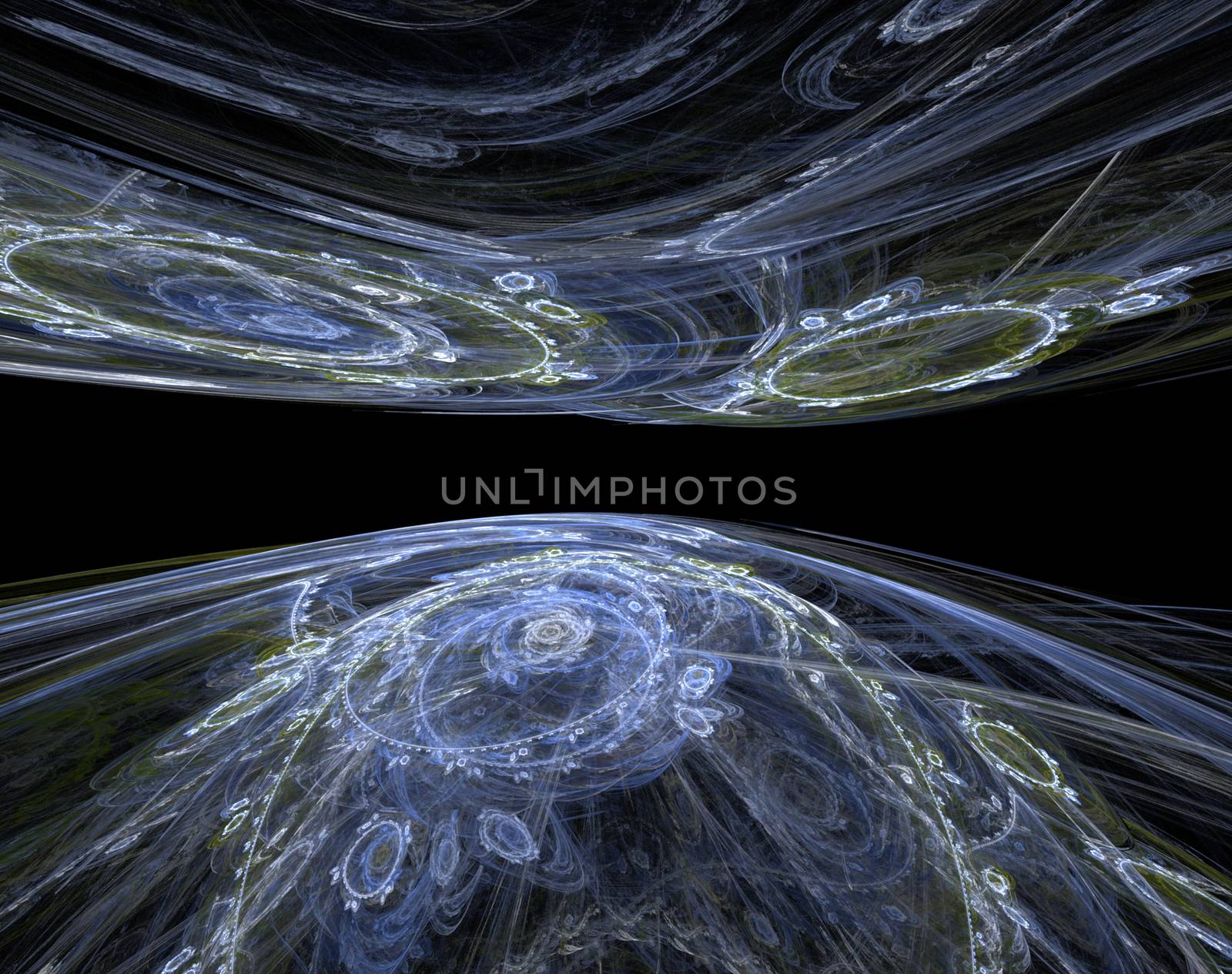 Abstract fractal background - perspective fading into space  by Julia_Faranchuk