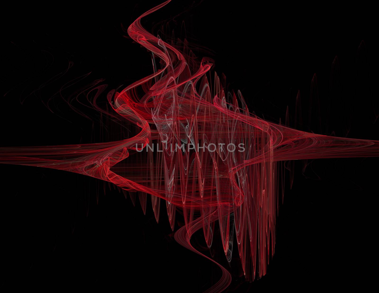 Abstract fractal background red by Julia_Faranchuk