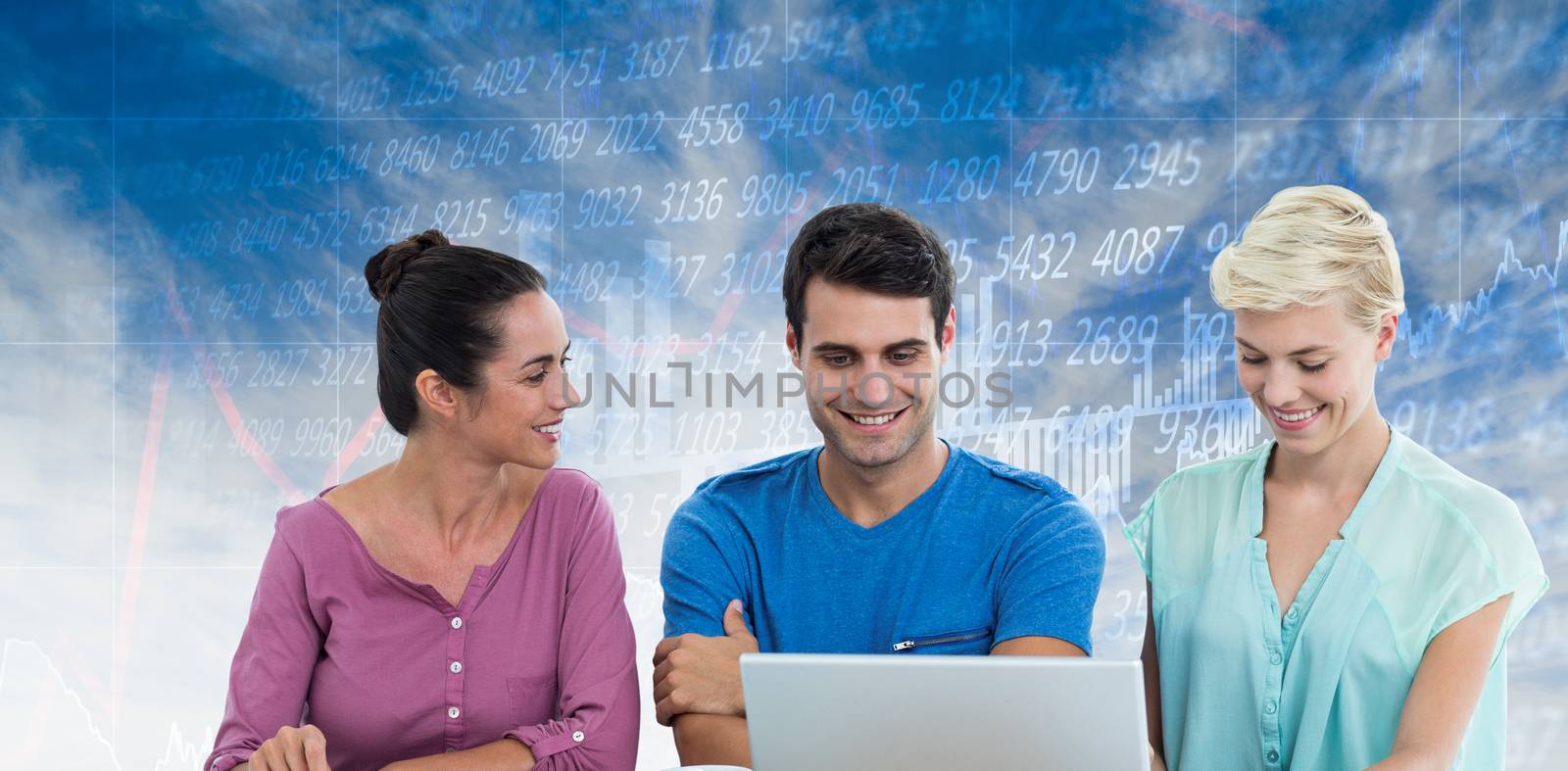 Composite image of business people having a meeting  by Wavebreakmedia