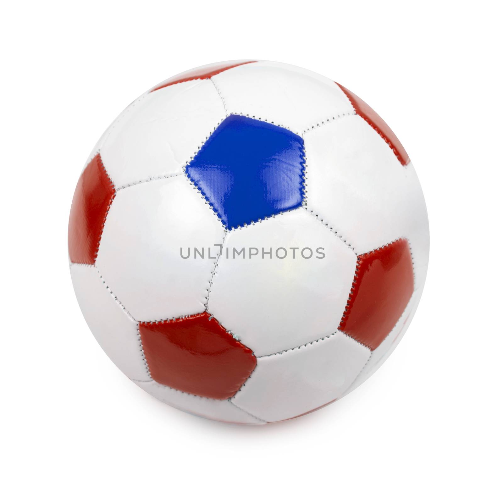 soccer ball on white by rusak
