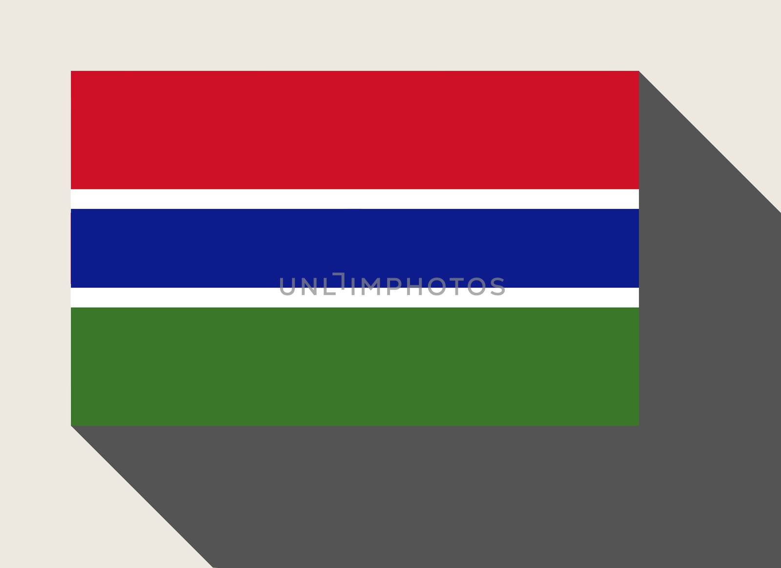 Gambia flag by speedfighter
