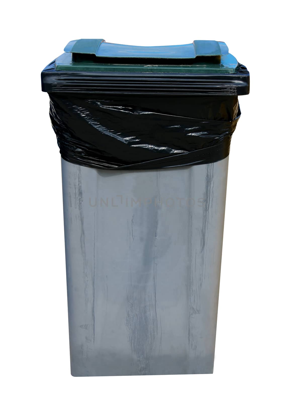 Gray recycling bin by speedfighter