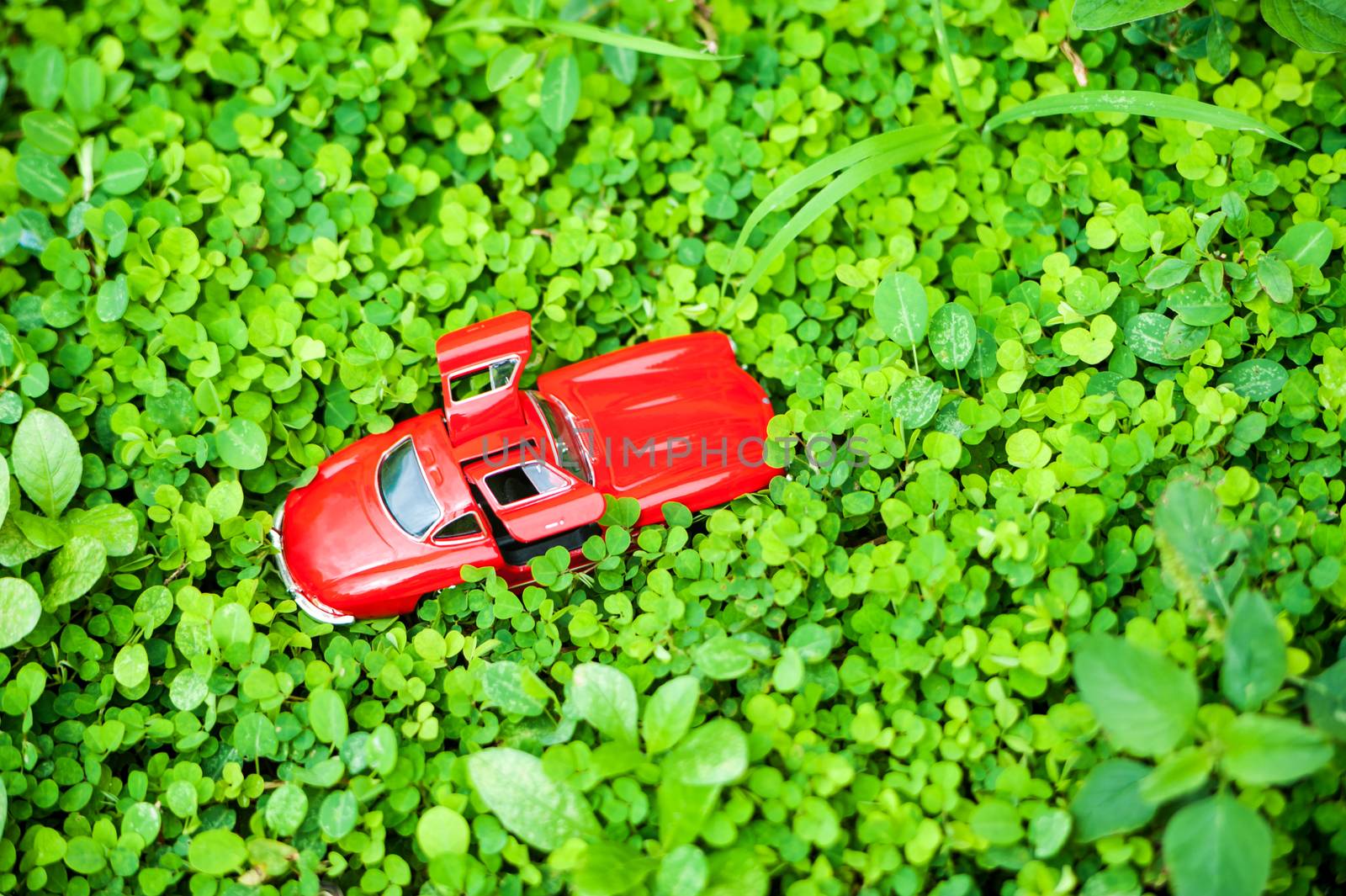 Sport car model in nature place . by panumazz@gmail.com