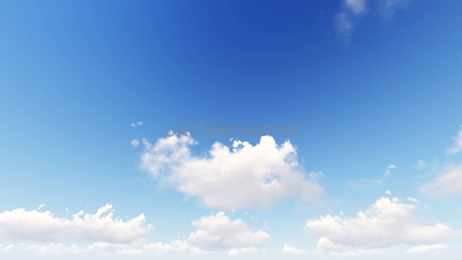 Cloudy blue sky abstract background, blue sky background with tiny clouds, 3d illustration