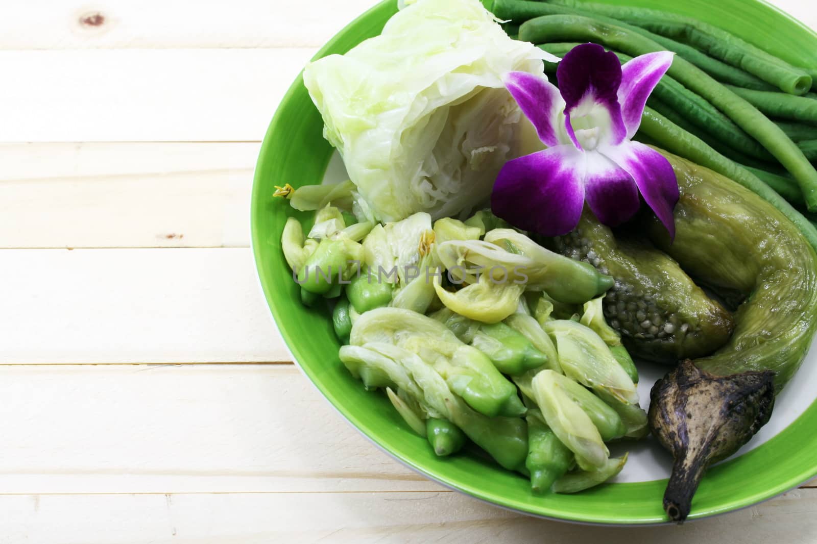 Thai boiled vegetables