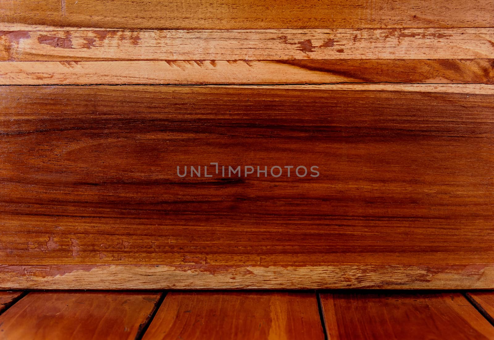 Wood background is brown. The imaging sharp images.