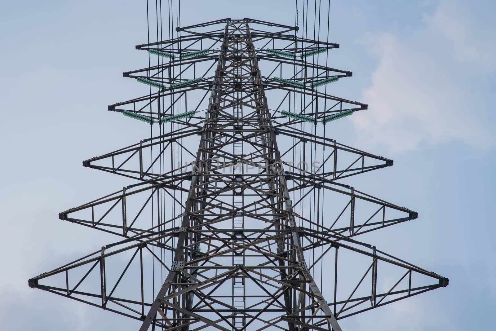 Close up of Electric Transmission Tower by MCVSN