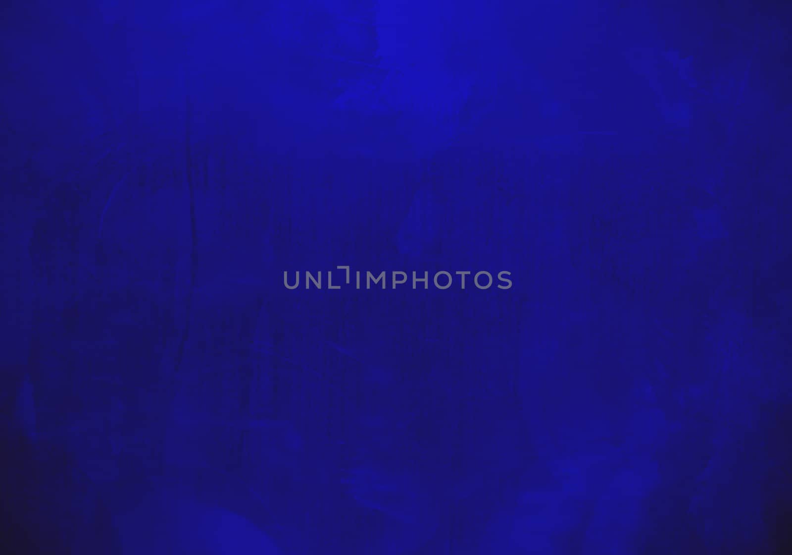 Blue plaster wall surface