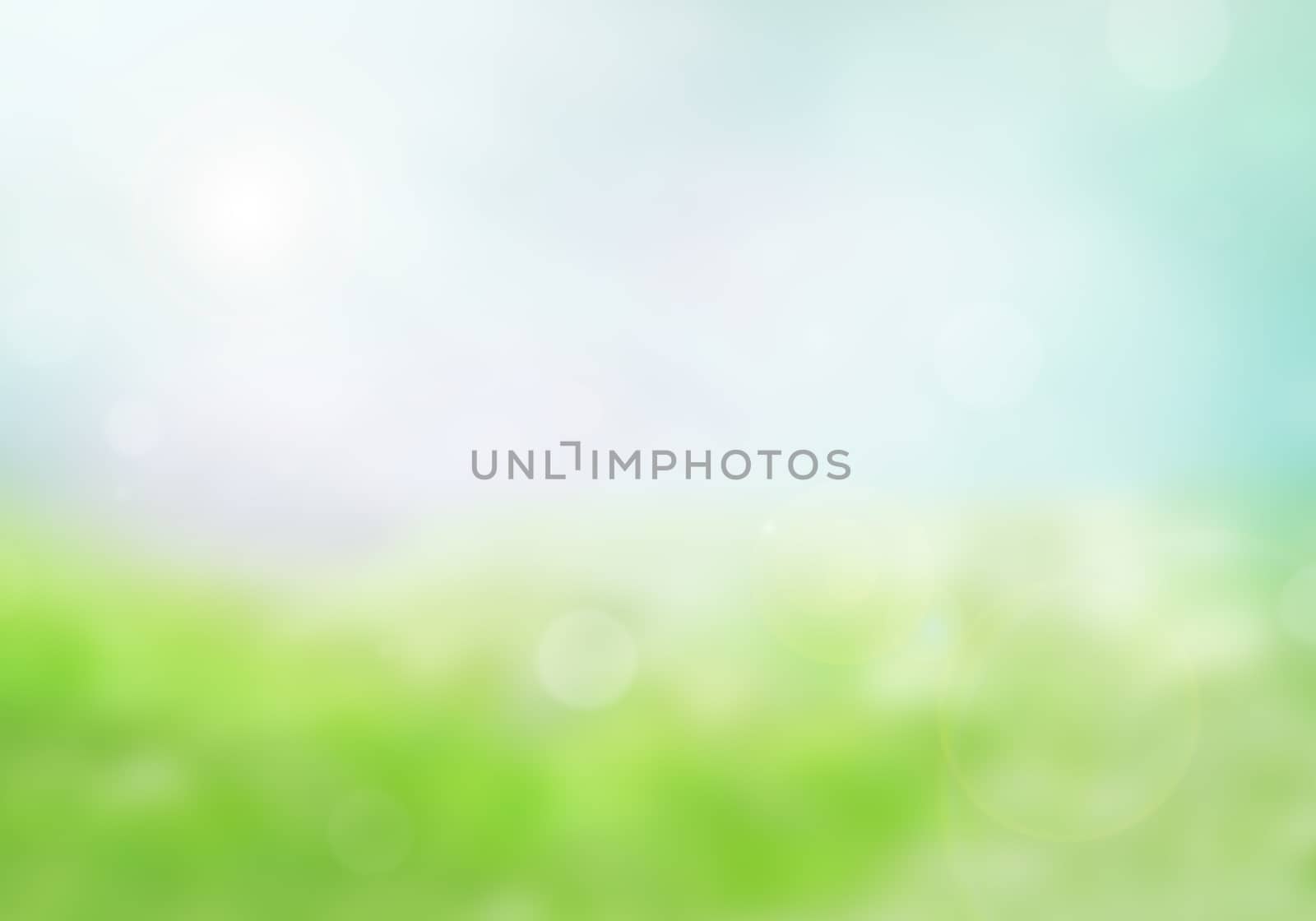 Blurred nature, abstract bokeh background.Summer holiday concept.
