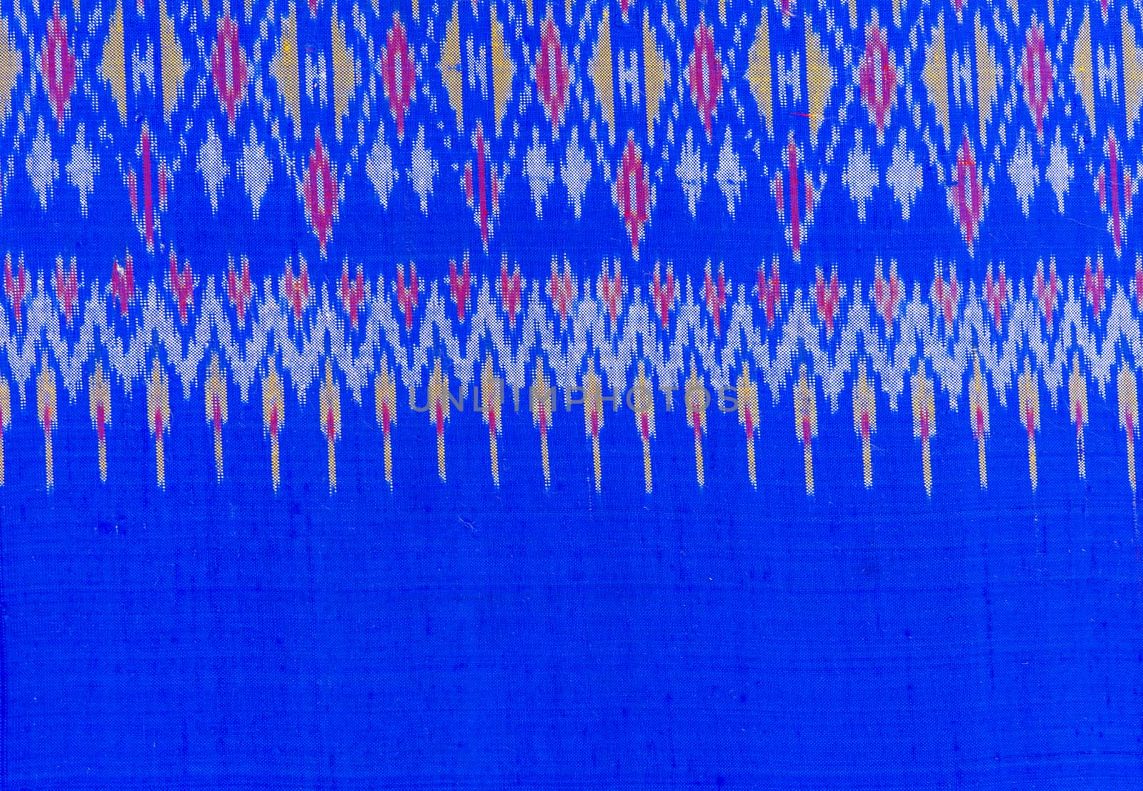 Thailand silk production of crafts in beautiful patterns
