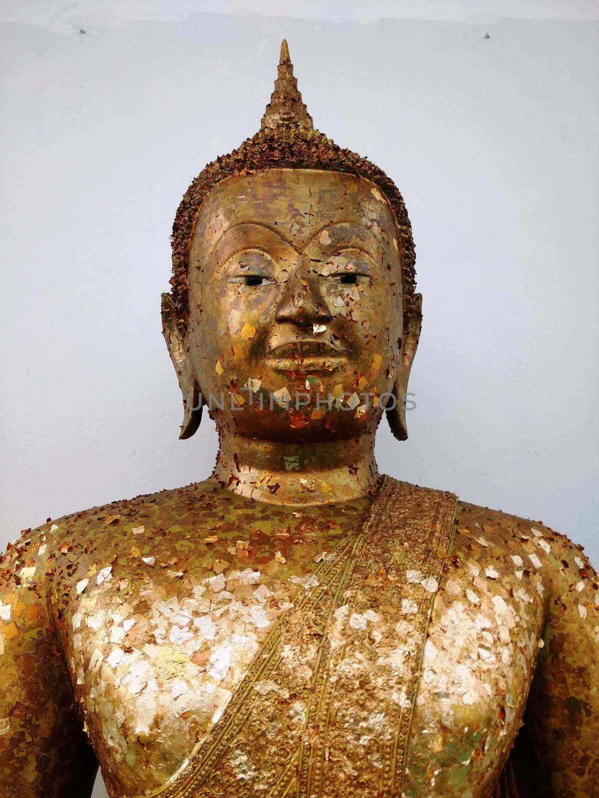 Image of Buddha in the Buddhist Temple, Wat Saman Rattanaram Temple, Chachoengsao, Thailand