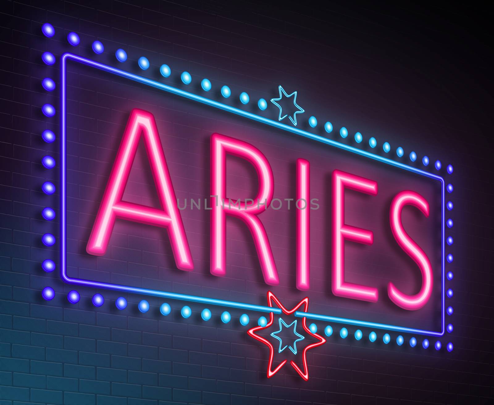 Aries neon sign. by 72soul