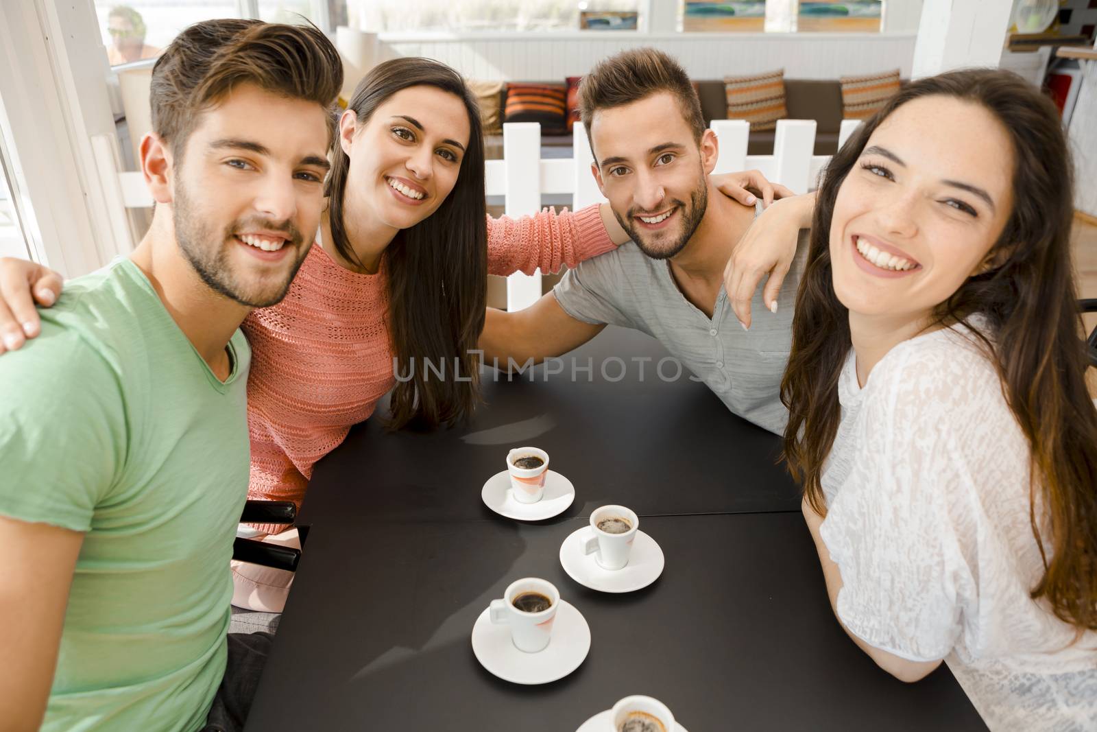 A coffee with friends by Iko