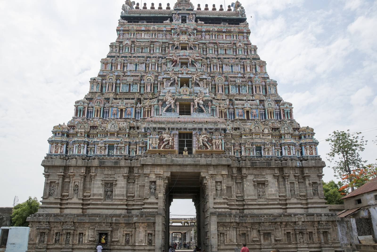 Architecture at finest in the Chidambaram temple South India
