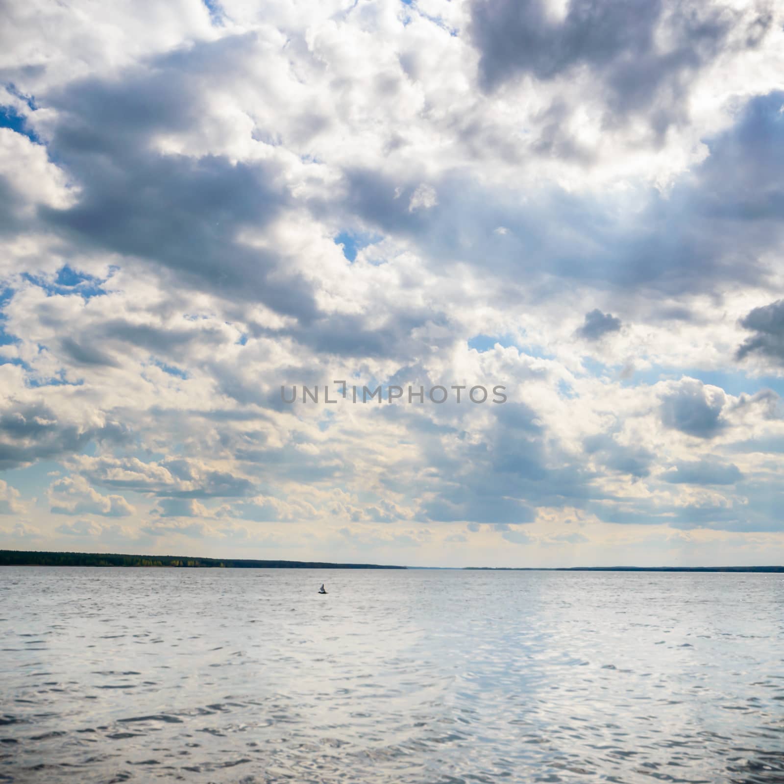 blue sky, natural clouds, nature series