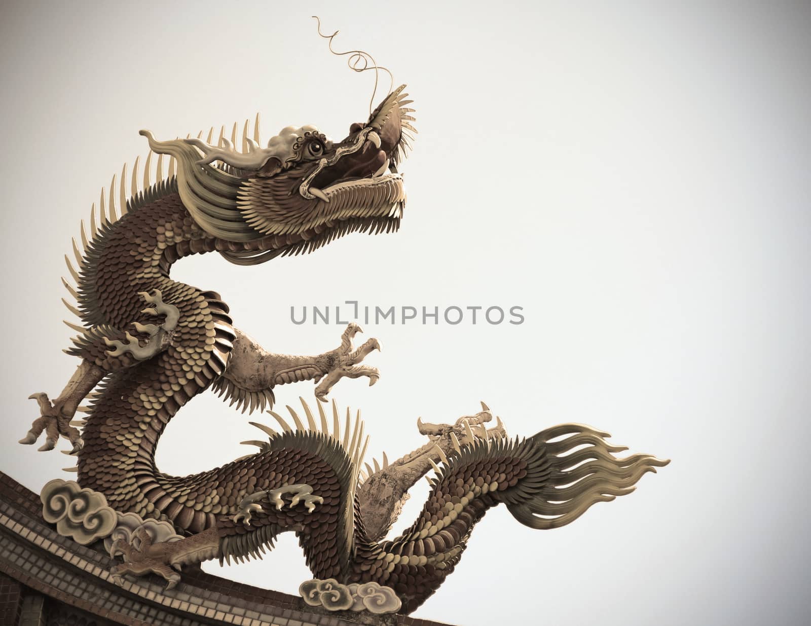 Dragon statue Chinese style by liewluck