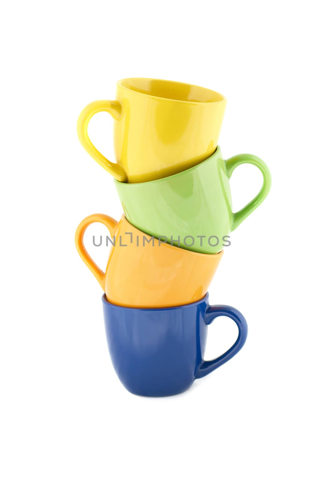 Tower of color cups by vapi