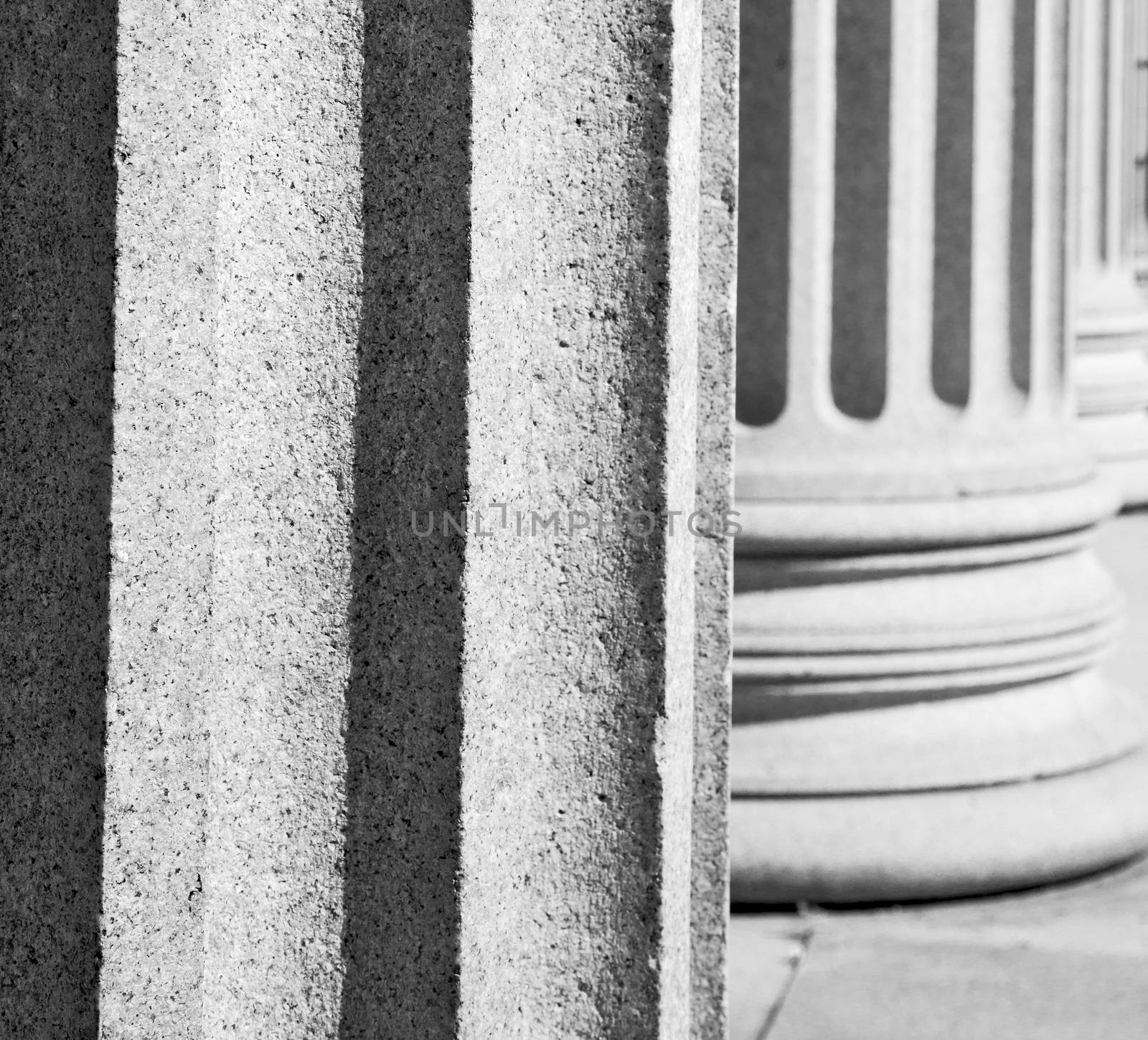 abstract old column in the  country  of europe italy and marble brick