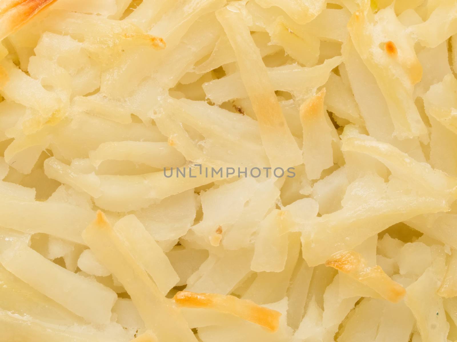 close up of swiss potato rosti food background