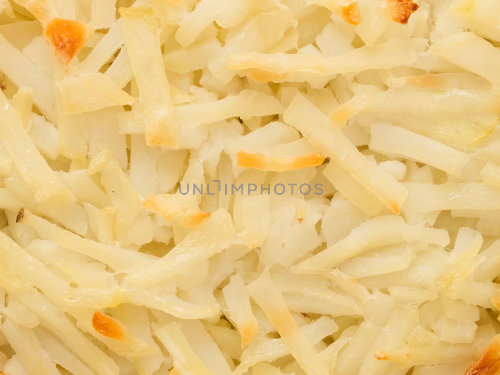 close up of swiss potato rosti food background