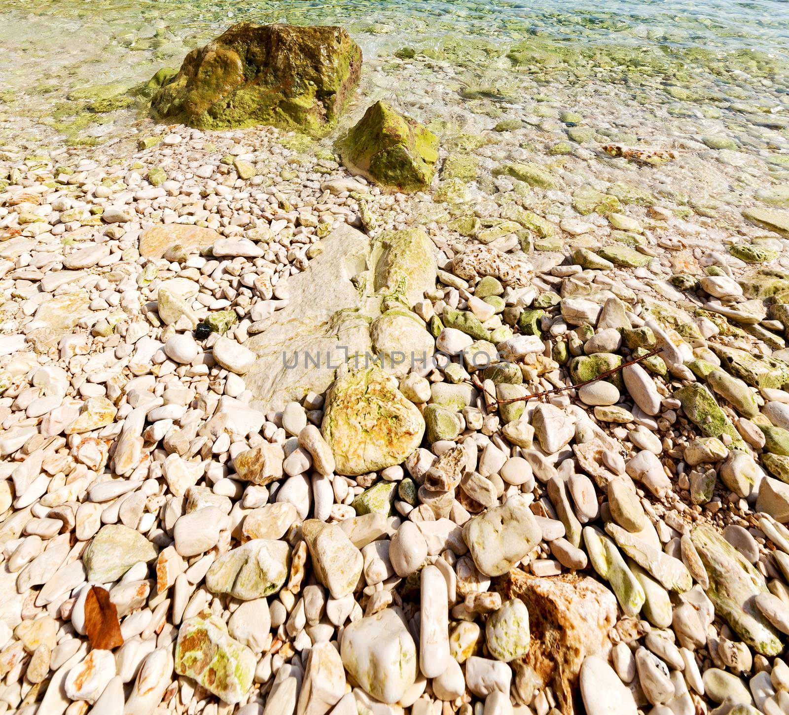  in thurkey antalya lycia way water rocks and sky near the nature