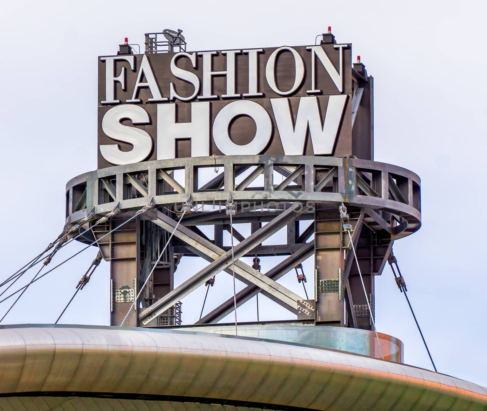LAS VEGAS, NV/USA - FEBRUARY 15, 2016: Fashion Show Mall sign and logo. Fashion Show Mall is a shopping mall located on the Las Vegas Strip.