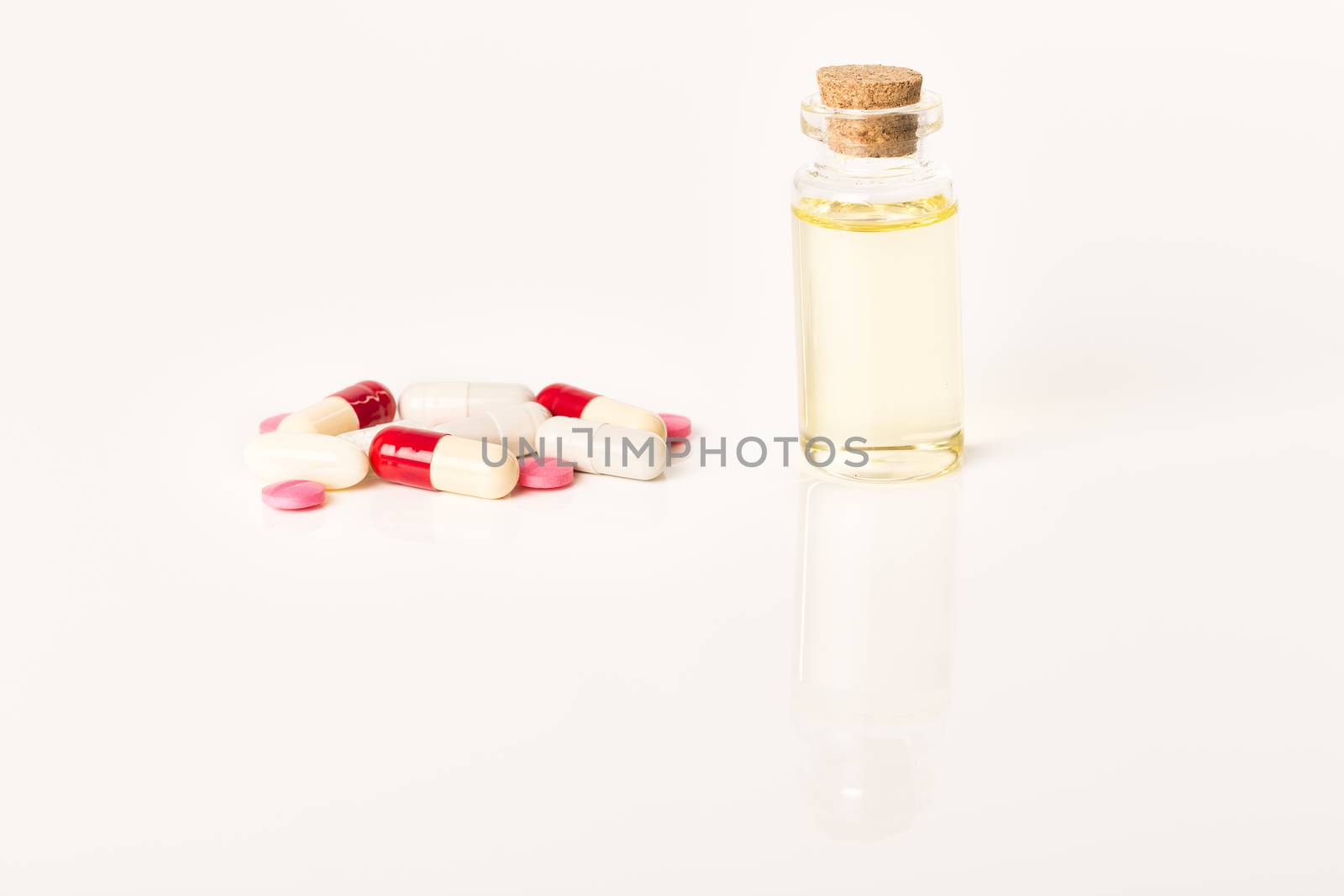 Alternative medicine herbal pills essential oil homeopathy