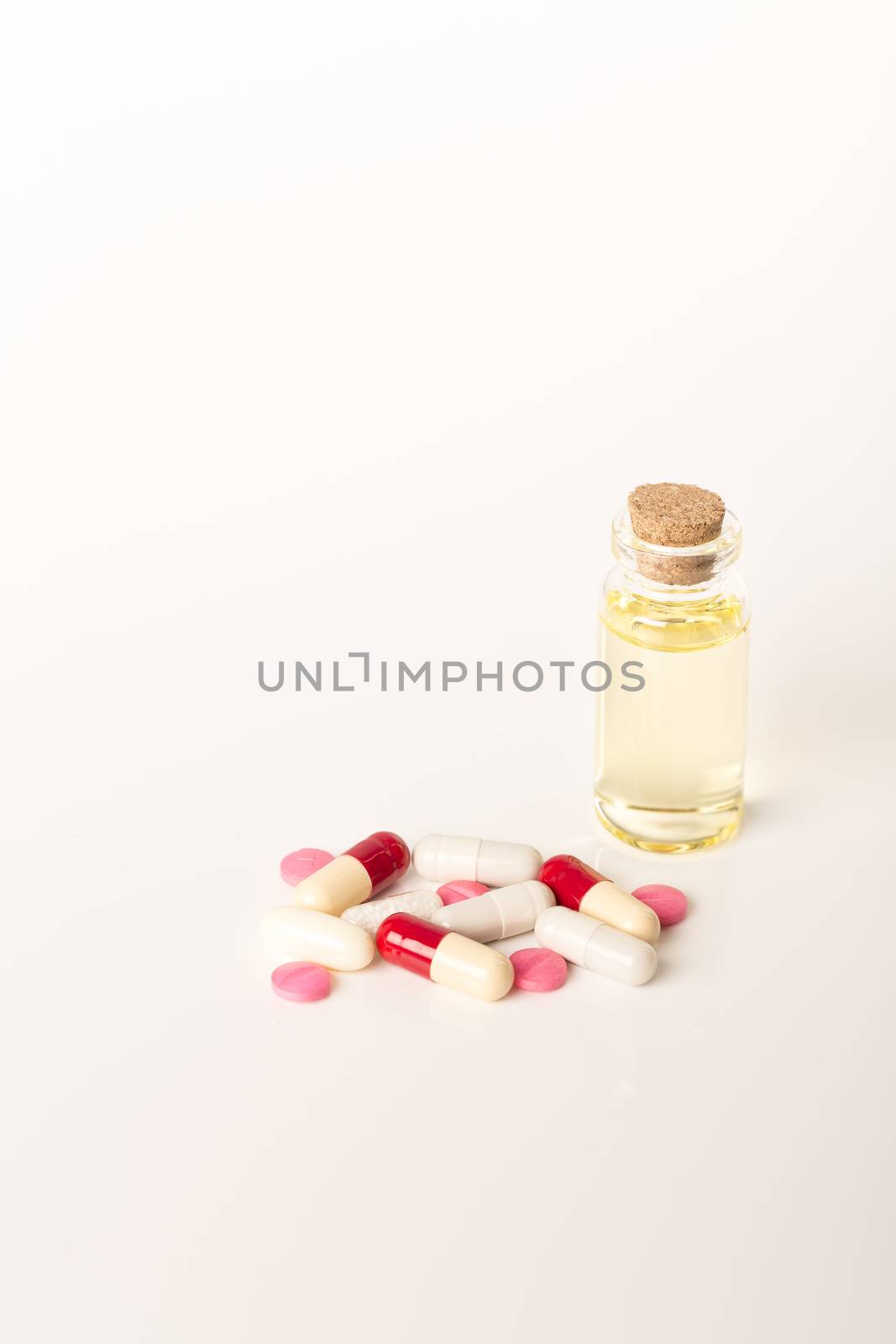 Alternative medicine herbal pills essential oil homeopathy
