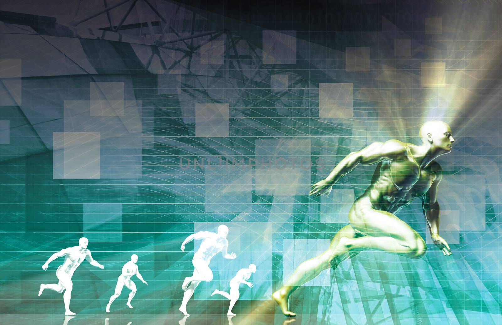 Fitness Training Program as a Art Concept
