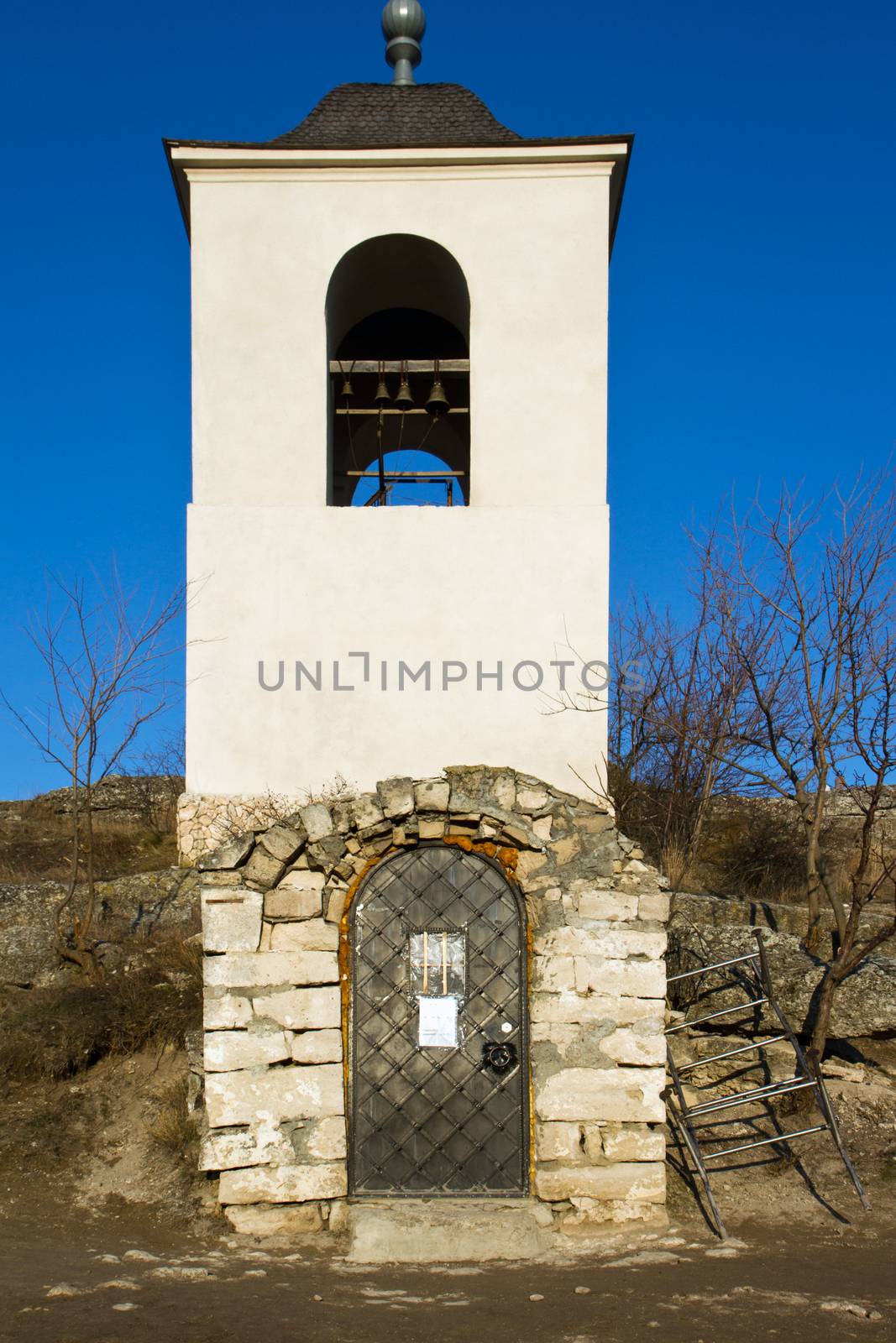 Bell tower of the cave monastery. by Irina1977