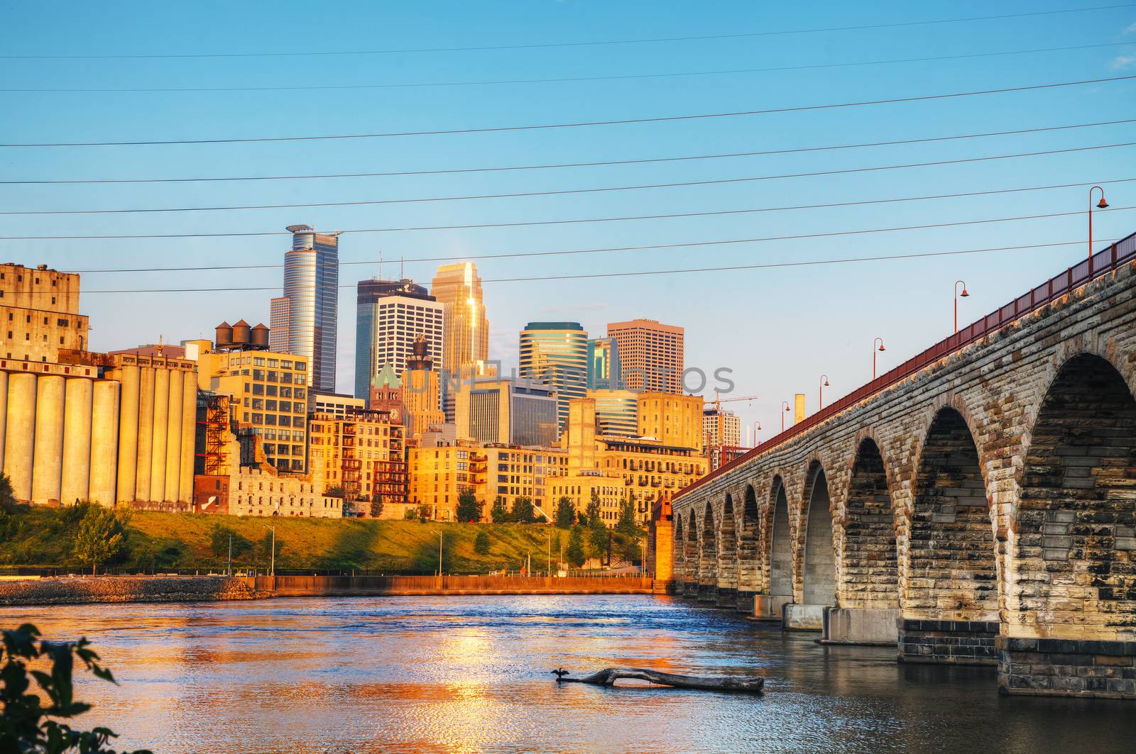 Downtown Minneapolis, Minnesota in the morning by AndreyKr