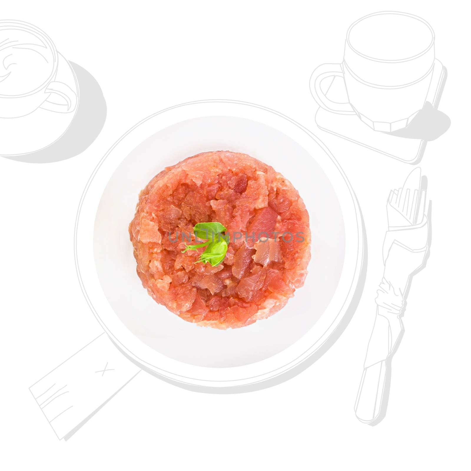Delicious salmon tartare. by eskymaks