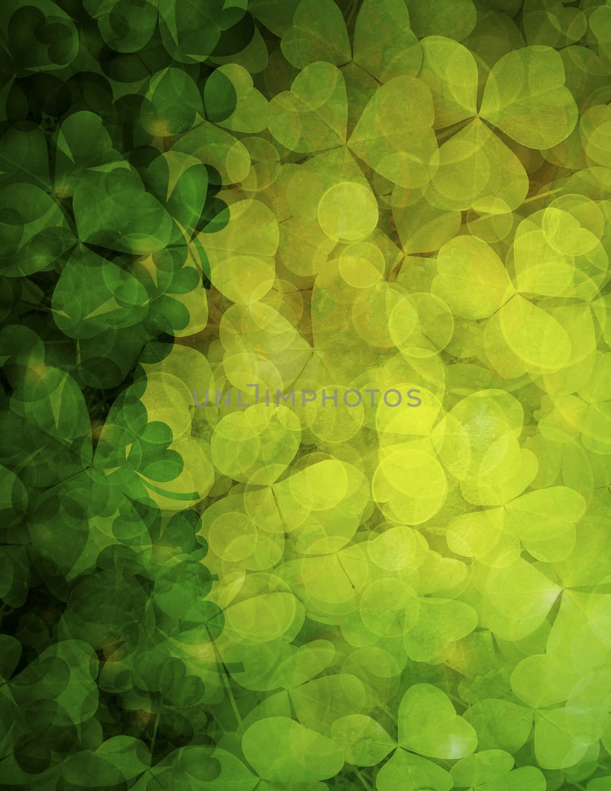 Shamrock Leaves Background Illustration by jpldesigns
