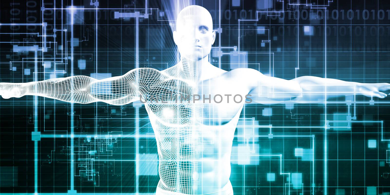 Concept for New Technology Corporate Business Development Art