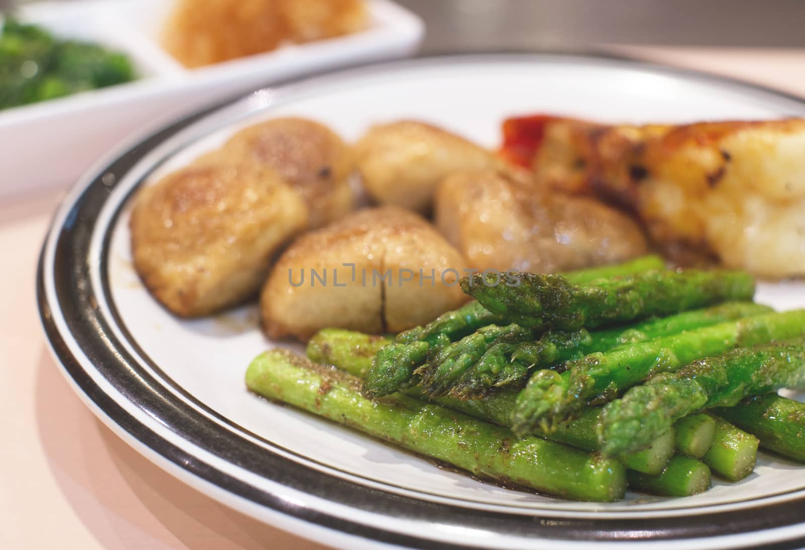 stir fried asparagus