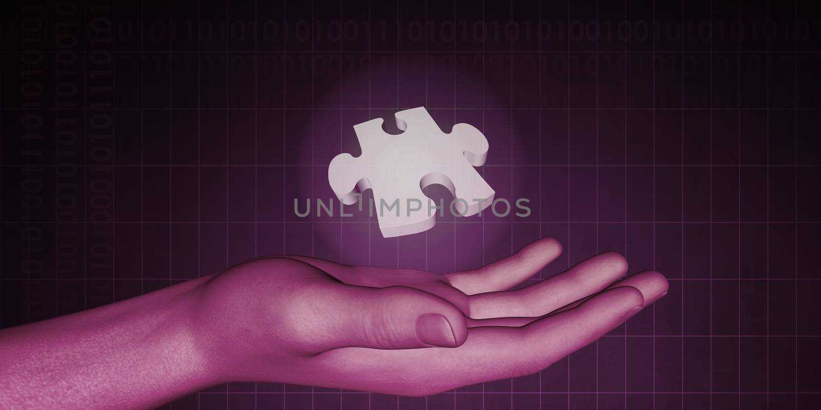 Business Services as a Technology Concept Art Abstract