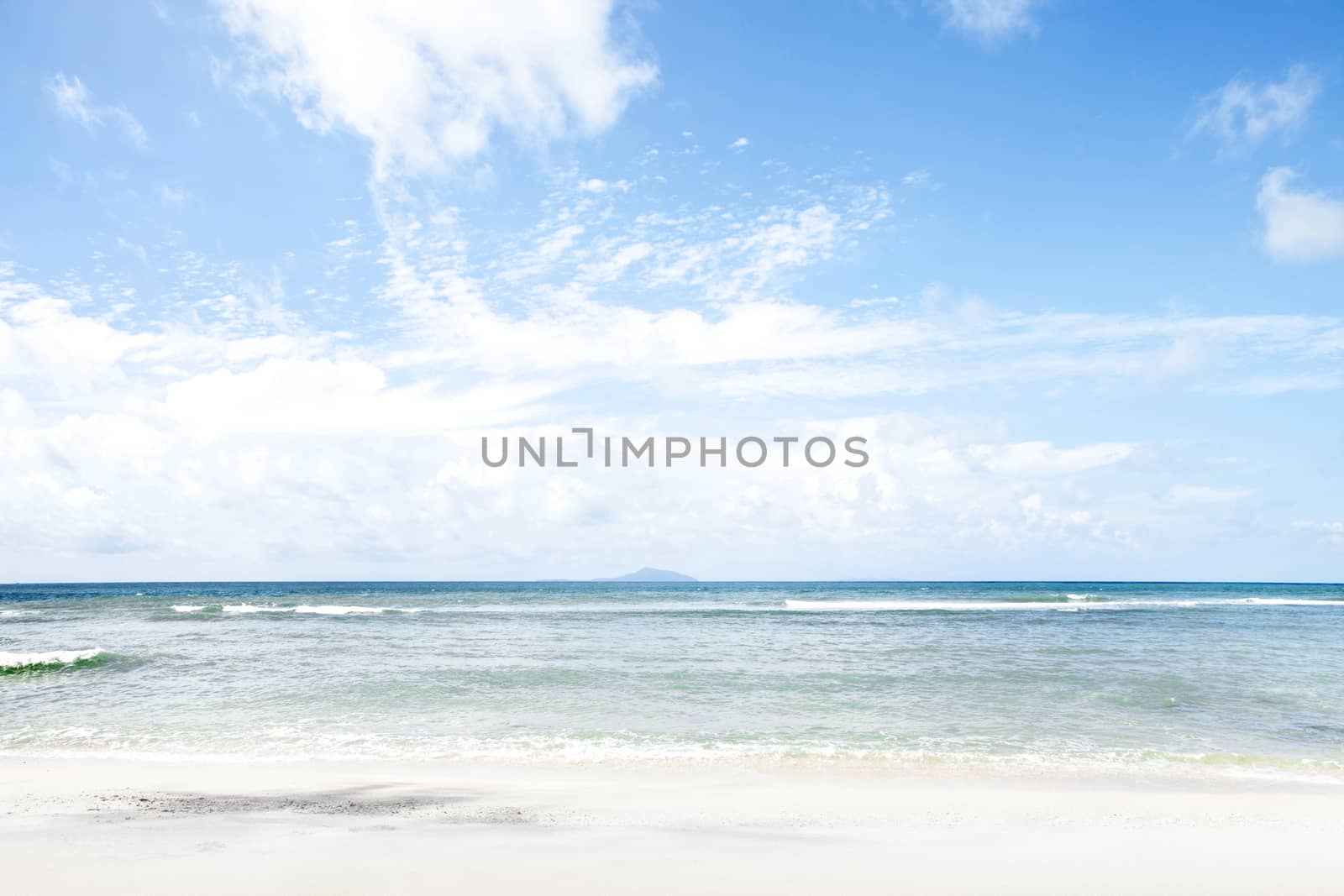 panorama  like View of nice tropical beach