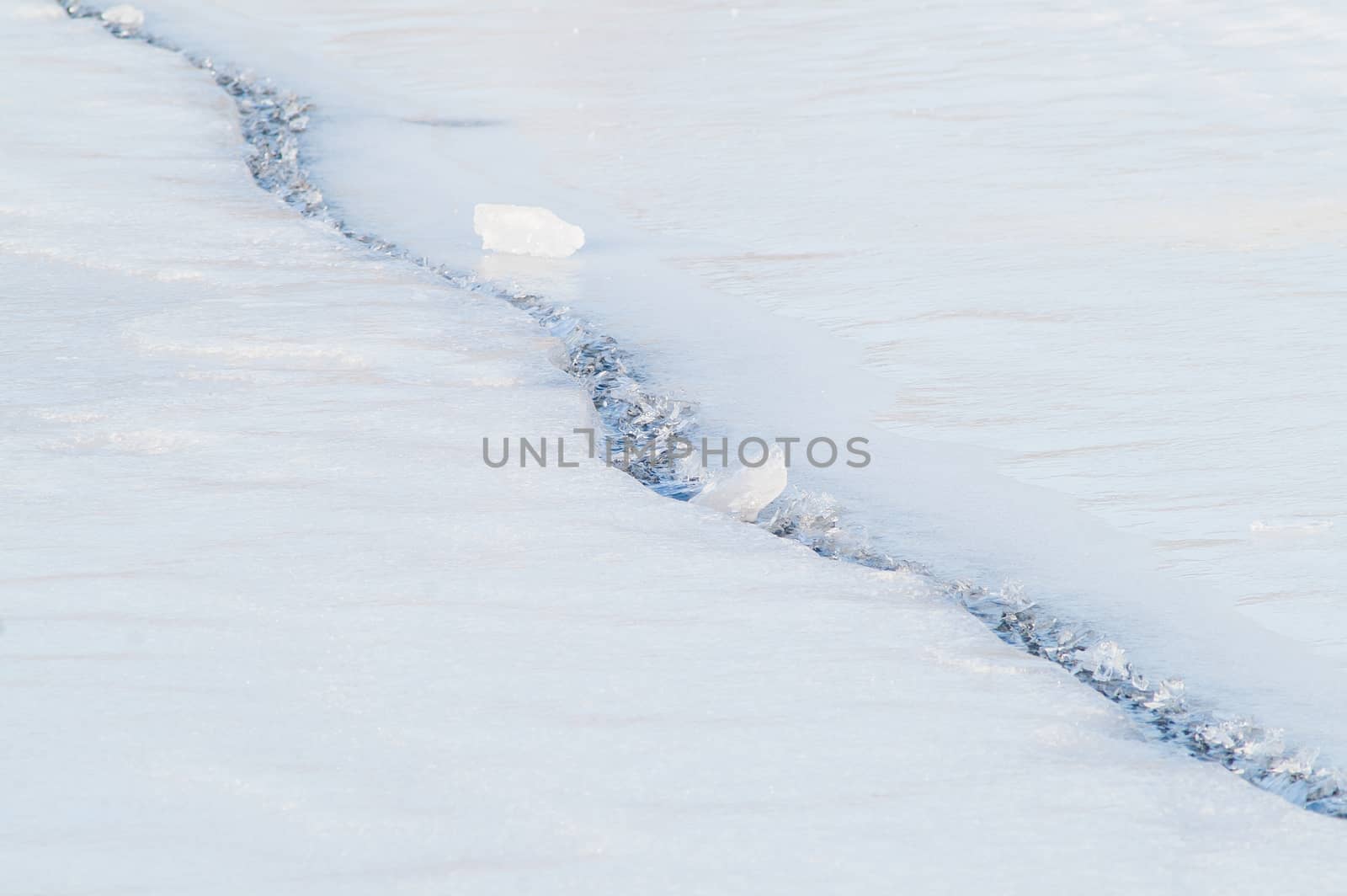 spring, ice water by antonius_