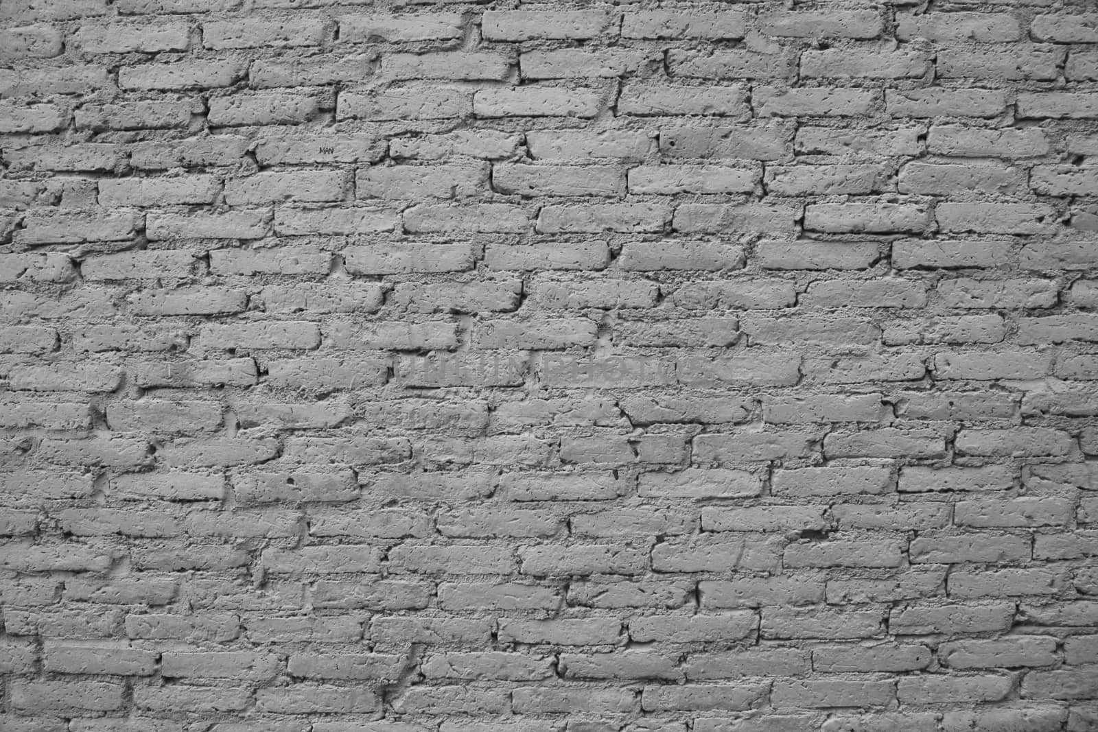 Black brick wall of house in the  countryside