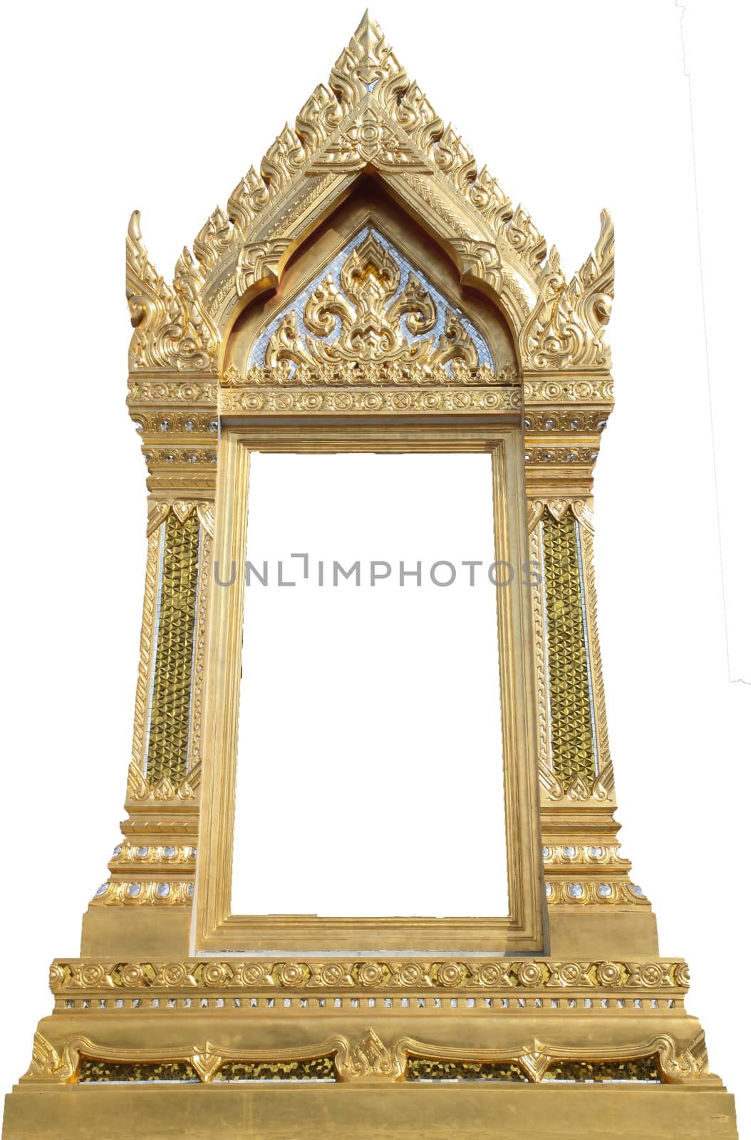 Thai style windows on white background by pumppump