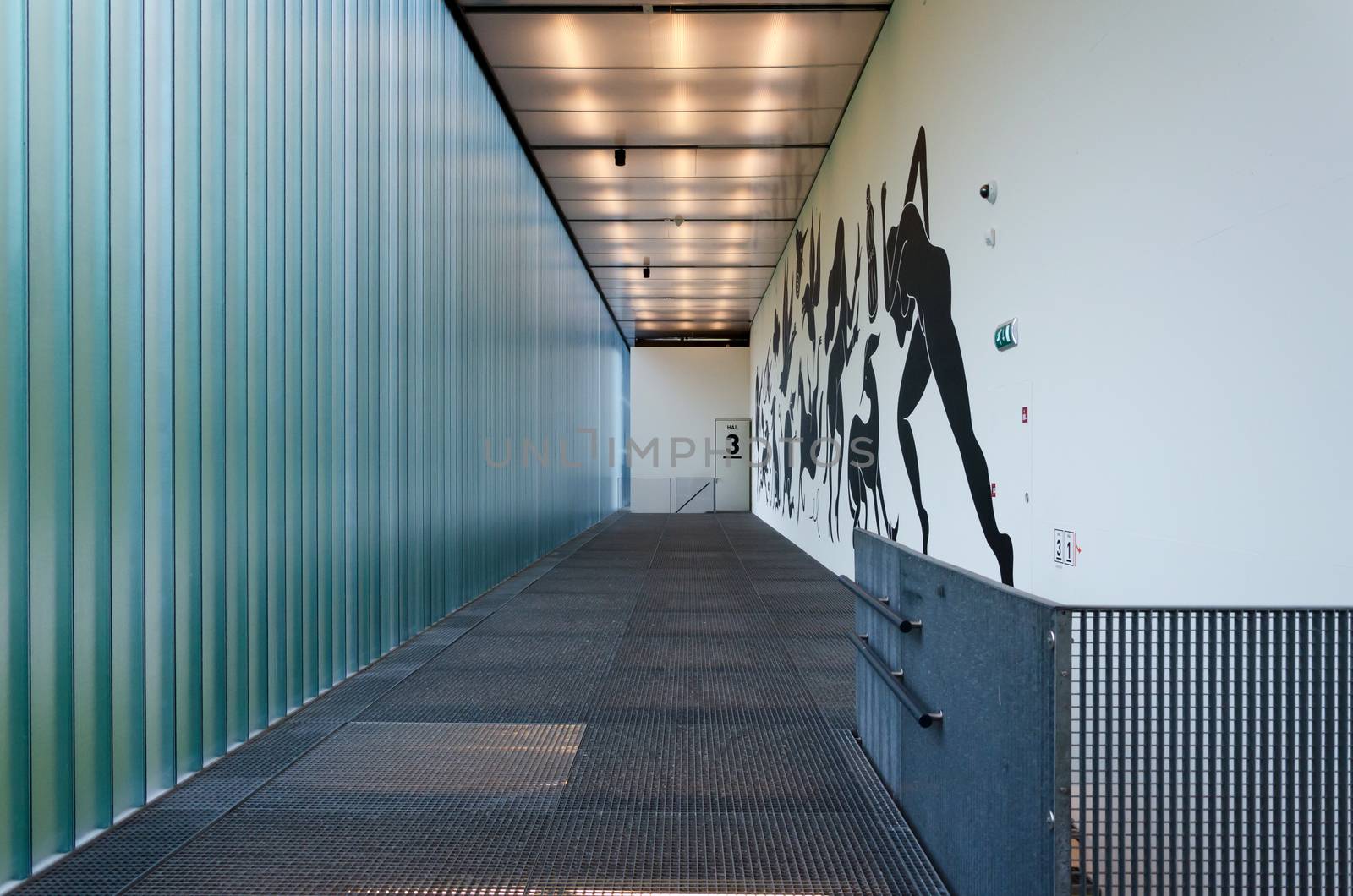 Interior of Kunsthal museum in Museumpark, Rotterdam by siraanamwong