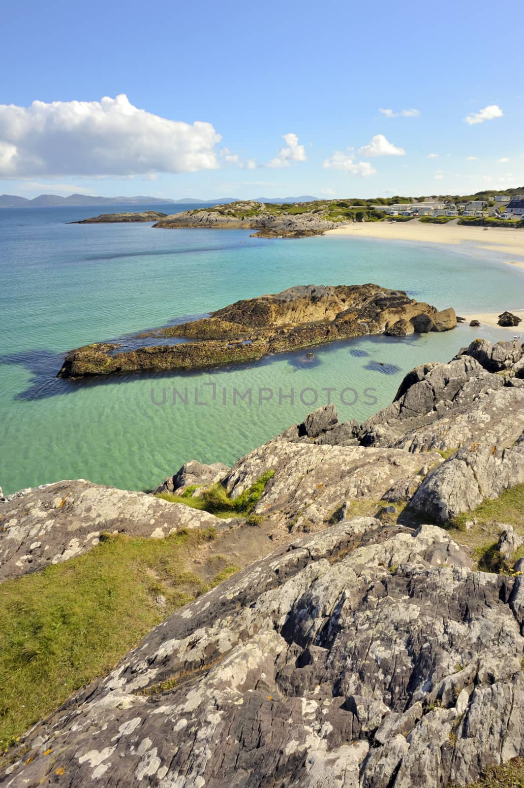 Beautiful beach landscape in Ireland